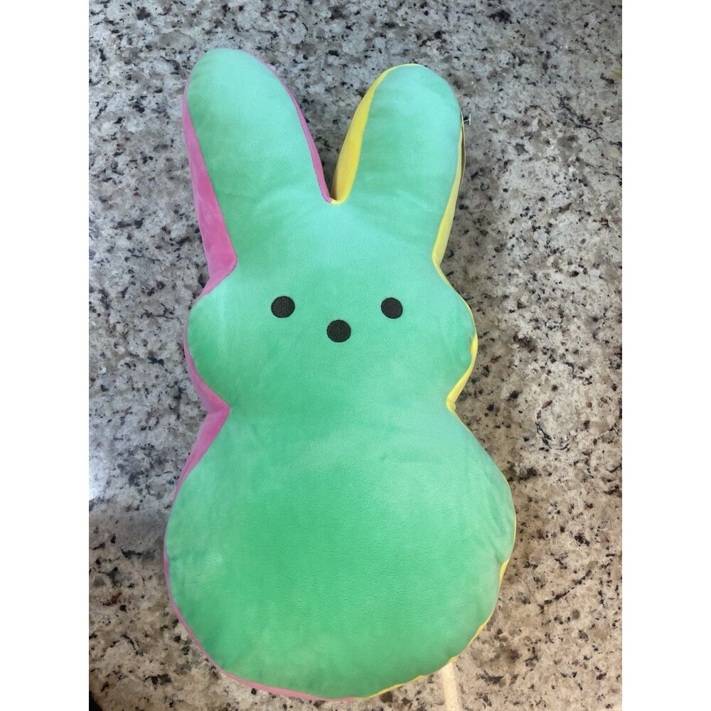 Peeps Just Born Green Plush Bunny Rabbit Large 16” Stuffed 2024Tags